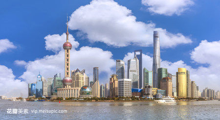 上海陆家嘴全景